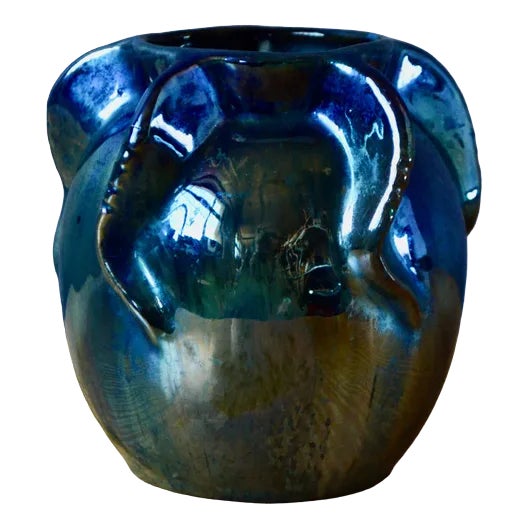 Zoomorphic Vase from Rambervillers, 1930s For Sale