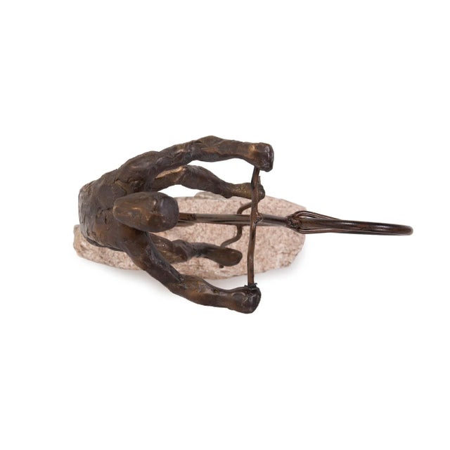 2020s The Cyclist Resin Sculpture For Sale - Image 5 of 8