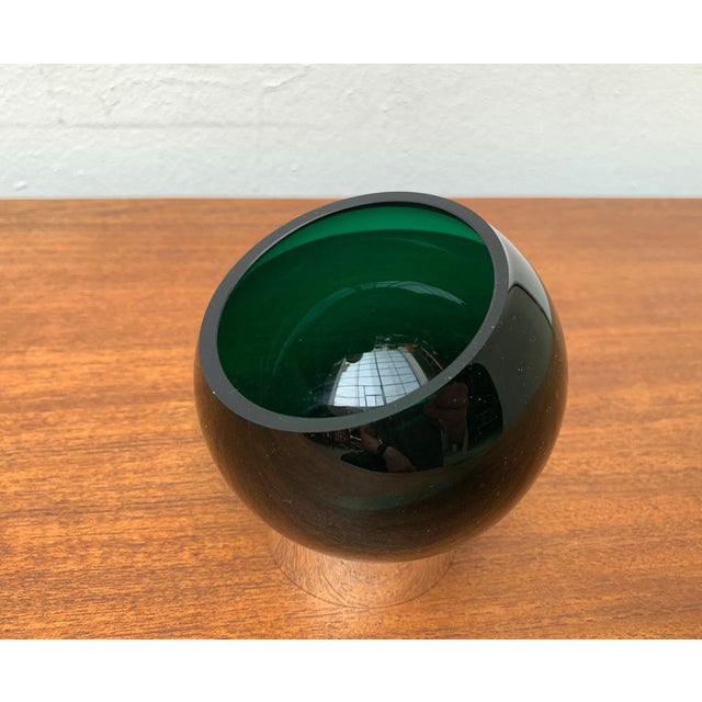 Mid-Century German Space Age Glass Ball Bowl from Quist, 1960s, Set of 3 For Sale - Image 10 of 18