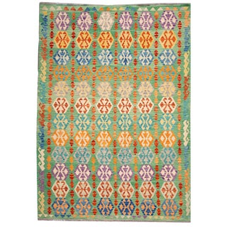 Modern Flatweave Kilim Rug For Sale