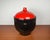 Ceramic Mid-Century Modern West German Pottery Punch Bowl and Cups from Jasba, 1960s, Set of 7 For Sale - Image 7 of 18