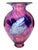 David Lindsay Art Glass Vase Hearts Pink Purple California Decor Nourot Student For Sale - Image 10 of 13