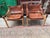 A pair of “Sirocco” safari chairs by Arne Norell, produced by Arne Norell AB in Sweden, 1960s. Crafted in solid oak with...