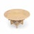 Guillerme et Chambron Ladislas Pedestal Table in Light Oak by Guillerme et Chambron for Votre Maison For Sale - Image 4 of 5
