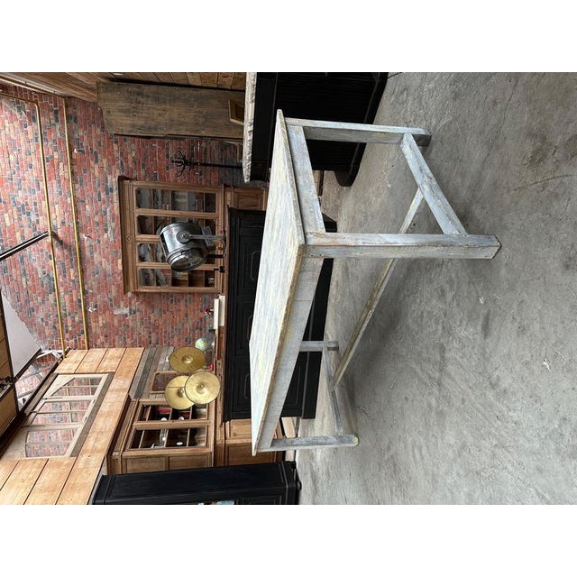 1940s Vintage Workshop Table, 1940s For Sale - Image 5 of 10