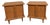 Mid Century American of Martinsville Walnut Nightstands For Sale