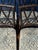 Wood Set of 4 Painted McGuire Chairs With Custom Cushions For Sale - Image 7 of 8