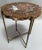 Contemporary Early 21st Century Petrified Wood Table With Custom Gilded Iron Base For Sale - Image 3 of 10