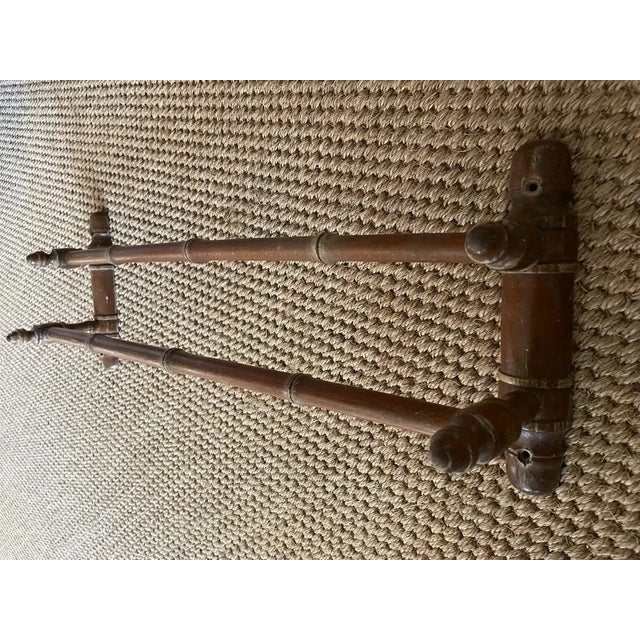 False Bamboo Towel Rack, in Good conditions. Designed 1950 to 1959