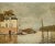 1955 After Alfred Sisley "Flood at Port-Marly" Vintage Impressionist Full Color Print For Sale