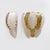 Art Deco Italian Murano Glass and Brass Leaf Wall Sconce, 2000s, Set of 2 For Sale - Image 4 of 11
