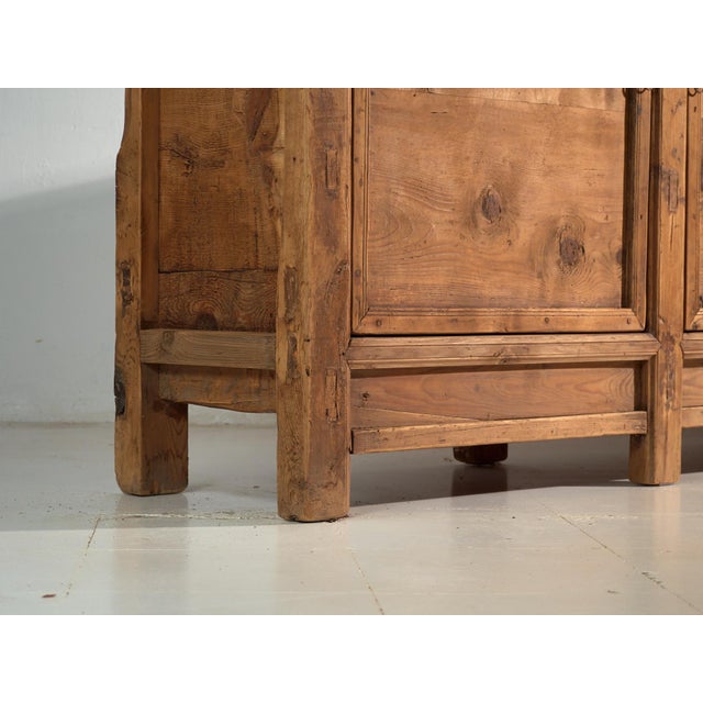 Rustic Large Antique Oriental Sideboard, 1900 For Sale - Image 3 of 12