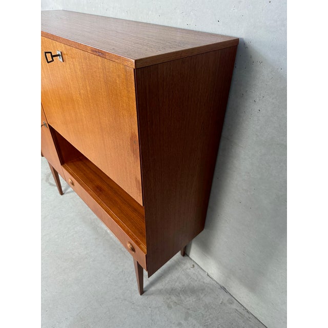 Vintage Highboard in Teak and Bakelite, 1950s For Sale - Image 13 of 17