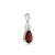 Natural Garnet Pear Cut Exquisite Pendant, January Birthstone Pendant For Sale - Image 6 of 7
