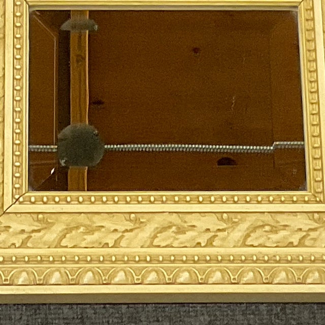 1980s 1980s Arts & Crafts Boho Chic Acorn and Oak Leaves Beveled Mirror For Sale - Image 5 of 10