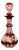 Antique Victorian Glass Perfume Bottle and Stopper, 1860 For Sale