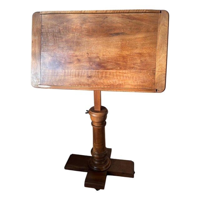 Walnut Lectern, 1890s For Sale