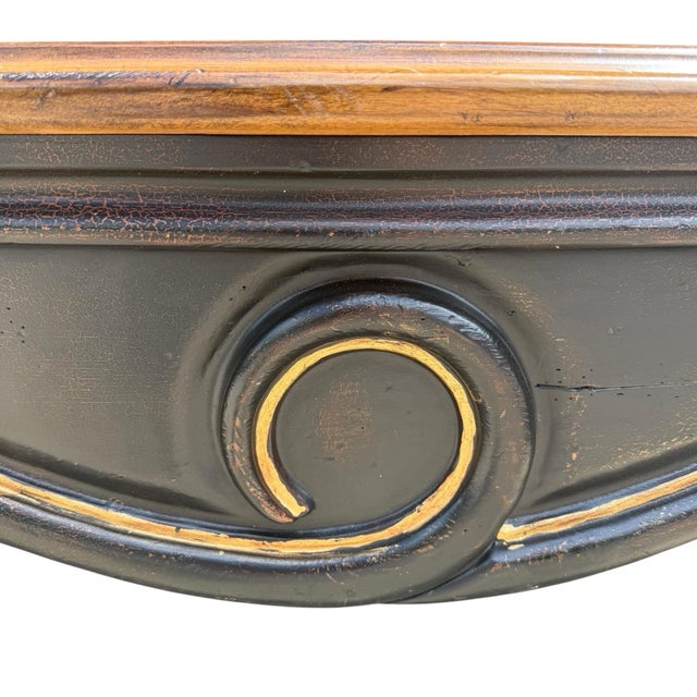Gregorius Pineo Gregorius Pineo Large Lacquered and Carved Coffee Table For Sale - Image 4 of 5