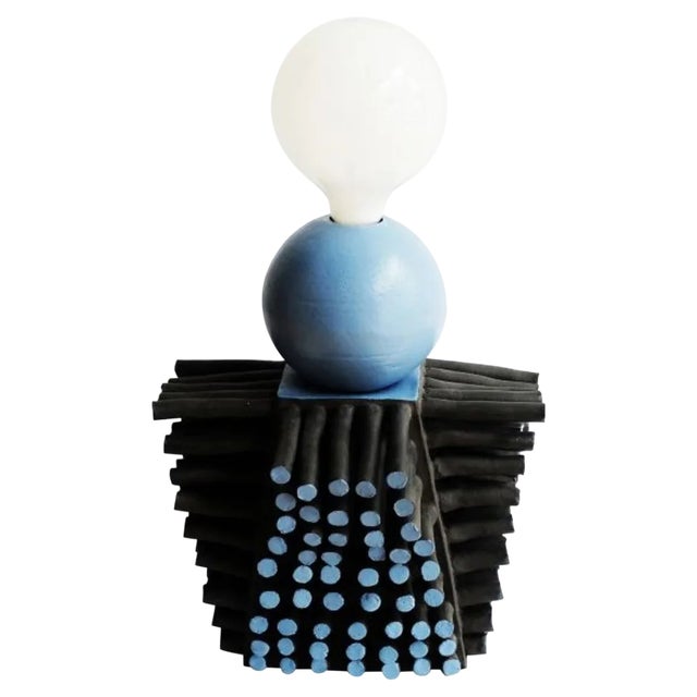 Baso Clay Lamp by Ia Kutateladze For Sale