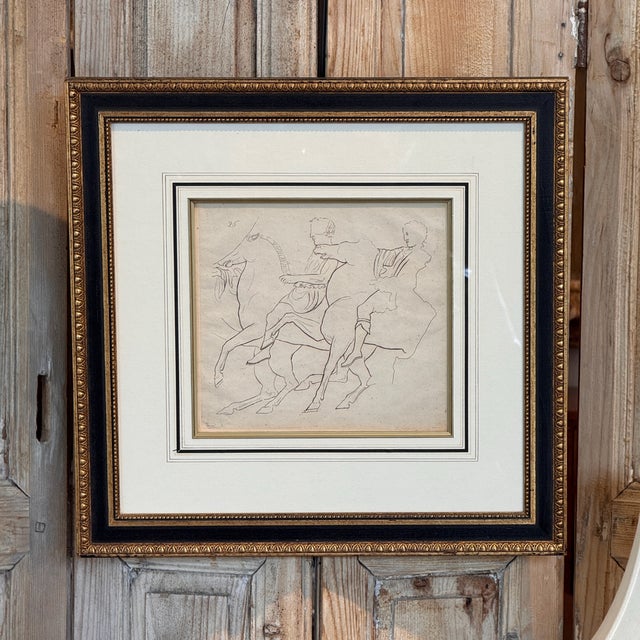 Traditional 19th Century Horse and Rider Engraving For Sale - Image 3 of 5