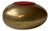 Danish Modern Egg-Shaped Money Bank in Brass by Hans Bunde for Carl Cohr, 1960s For Sale