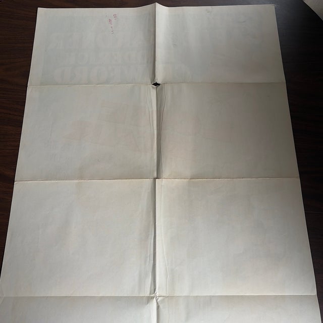 Paper Original Lone Star Movie Poster From 1951 For Sale - Image 7 of 8