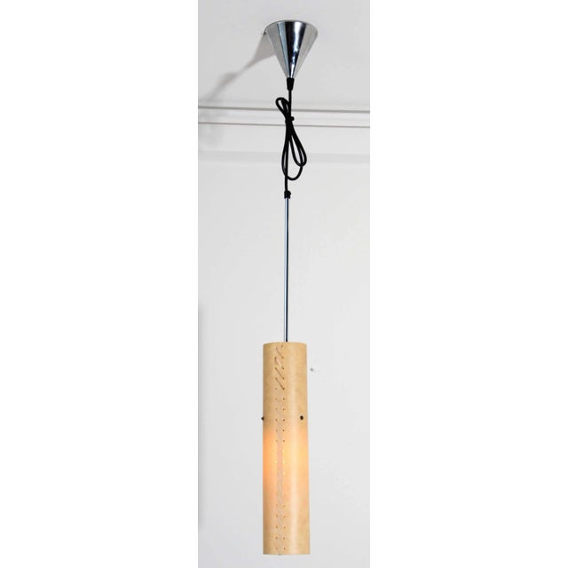 Lights Pendant Light with Stitched Beige Parchment, Santa & Cole For Sale - Image 7 of 13