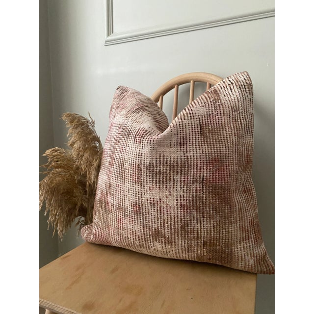 Vintage Turkish Handmade Pillow Cover For Sale - Image 4 of 9