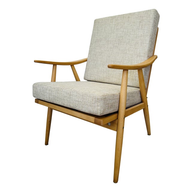Lounge Armchair by Jaroslav Šmidek for Ton, Former Czechoslovakia, 1960s For Sale