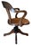 Victorian Oak Revolving Desk Chair, 1890s For Sale - Image 11 of 14
