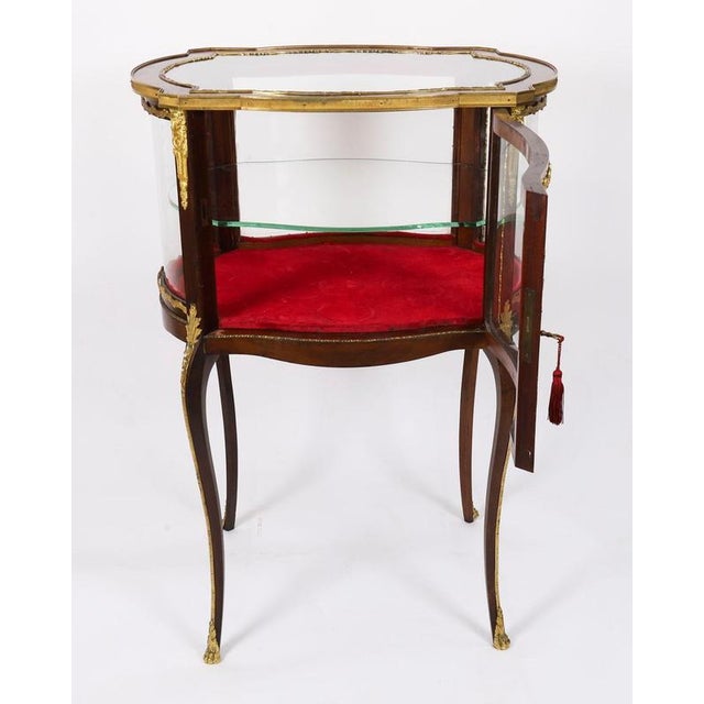 Antique Ormolu Mounted Bijouterie Display Cabinet, 19th Century For Sale - Image 11 of 18