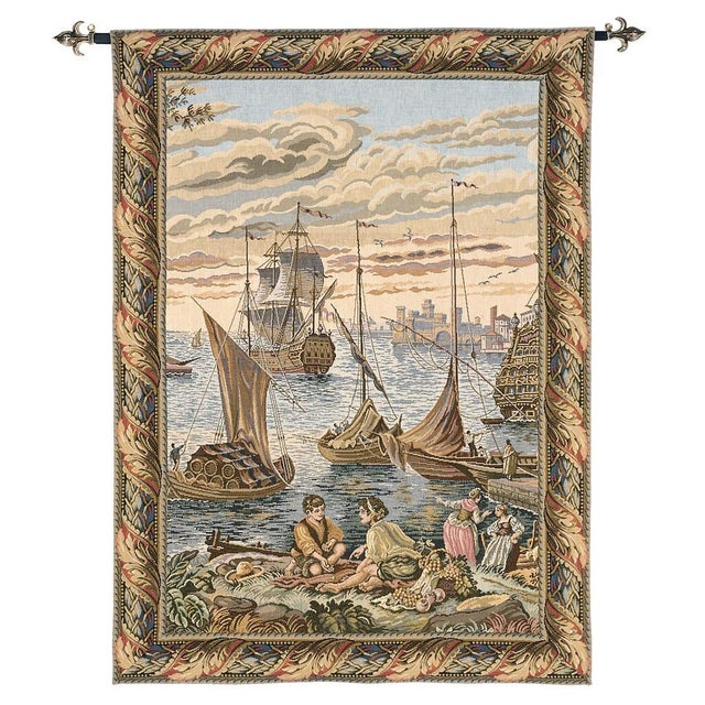 This tapestry is fully lined incorporating a sleeve along the top for hanging with a Hines hanging rod. Alternatively,...
