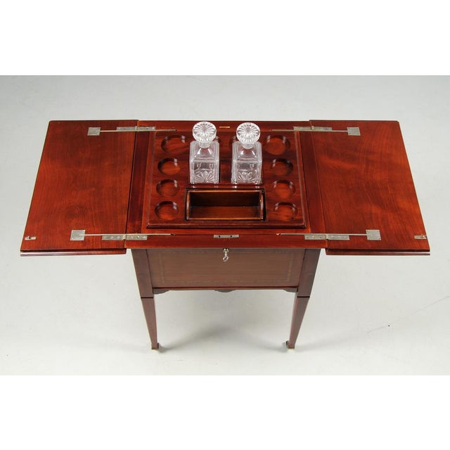 Early 20th Century Lawyers Coffin Serving Table, 1920s For Sale - Image 6 of 18