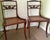 Fine Pair of English 18th C Rope Back, Sable Leg Mahogany Chairs. Circa 1760. Selling because I'm moving out of New York...