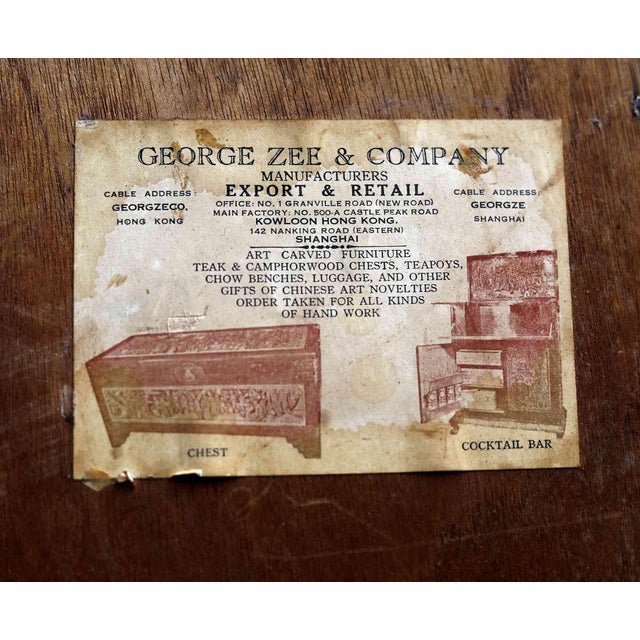 George Zee Ming Style Desk by George Zee Mid 20th Century For Sale - Image 4 of 8