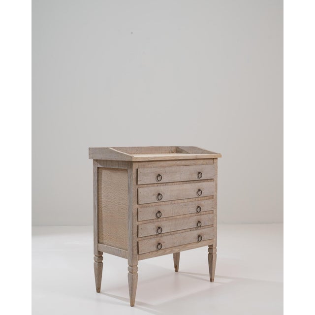 Mid 20th Century French Neoclassical Wooden Chest of Drawers For Sale In Greensboro - Image 6 of 18