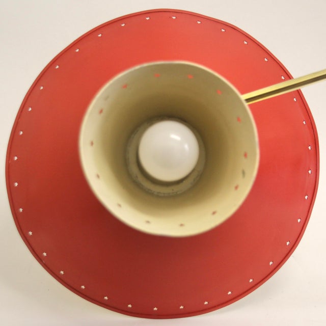 French Swing Arm Wall Light by Rene Mathieu for Lunel, 1950s For Sale - Image 11 of 18