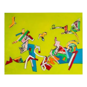 Abstract Mixed Media Painting by James L. Bruch