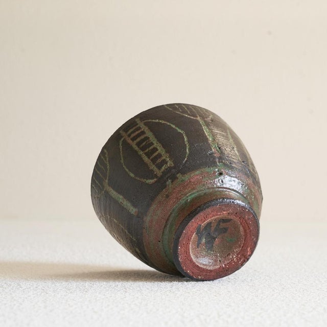 Modern Mid-Century Modernist Studio Pottery Bowl by Wim Fiege, 1950s For Sale - Image 3 of 8