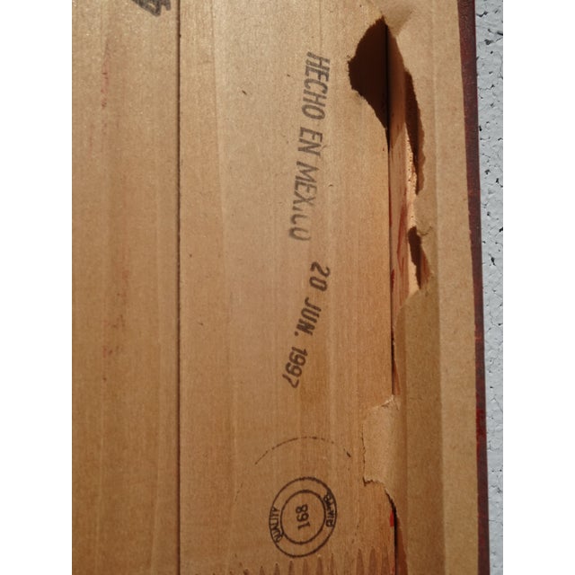 Vintage 69" Tall Classic Gold Frame Wall Mantle Mirror For Sale - Image 11 of 12