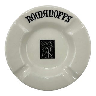 Vintage Romanoff's Restaurant Beverly Hills Ca Ashtray Dish Hollywood For Sale