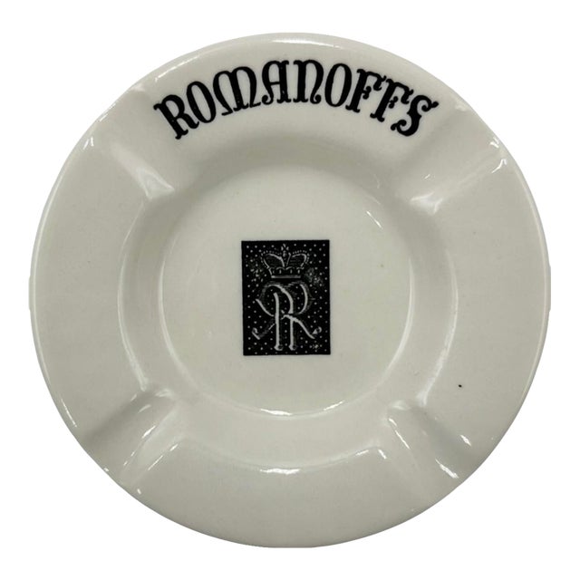 Vintage Romanoff's Restaurant Beverly Hills Ca Ashtray Dish Hollywood For Sale
