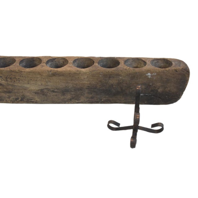 Mid 20th Century Vintage Mexican Sugar Mold Votive Candle Holder Centerpiece For Sale - Image 5 of 6