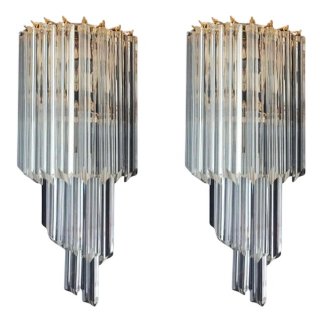Vintage Murano Sconces, 1990s, Set of 2 For Sale