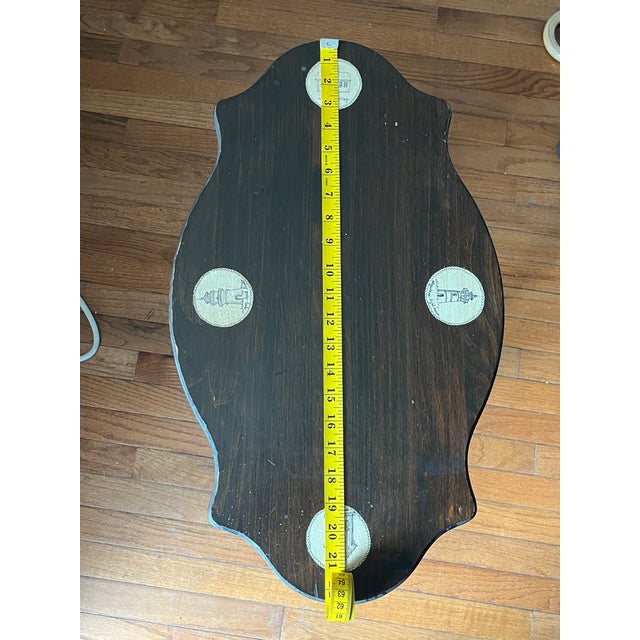 Late 19th Century Antique Victorian Decal Inlay Parlor Table With Spool-Turned Trestle Base For Sale - Image 10 of 12