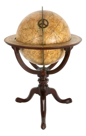 Fine Rare Regency Table-Top Celestial 12” Globe by J & W Cary Ca. 1816