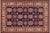Southwestern Super Kazak Blue/Beige Wool Rug - 8'3'' X 9'11'' For Sale - Image 9 of 10
