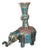 Pair of 19th Century Chinese Cloisonné Elephant Gu Vases For Sale - Image 10 of 10