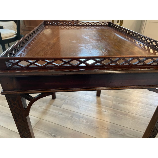 19th Century Mahogany Tea Table For Sale - Image 13 of 13