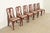 Henkel Harris Queen Anne Solid Cherry Wood Dining Chairs, Set of Six For Sale - Image 13 of 13